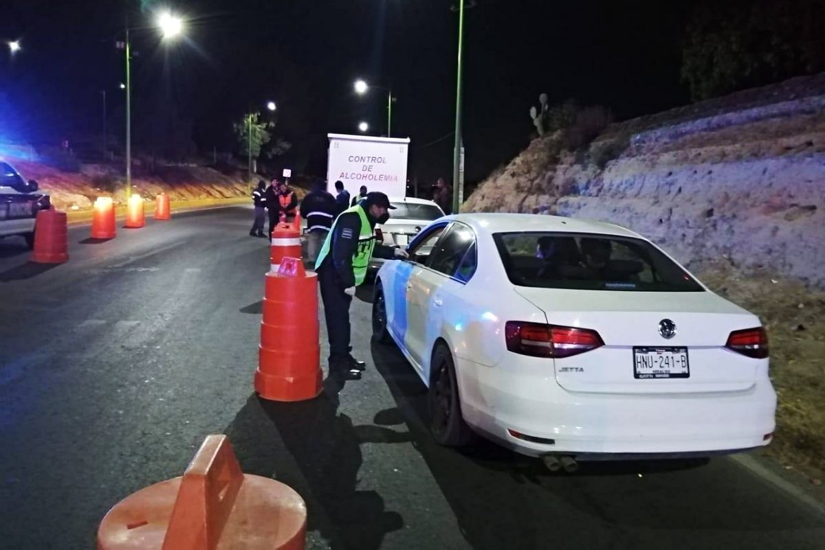 Así será el operativo alcoholímetro en Pachuca esta temporada decembrina