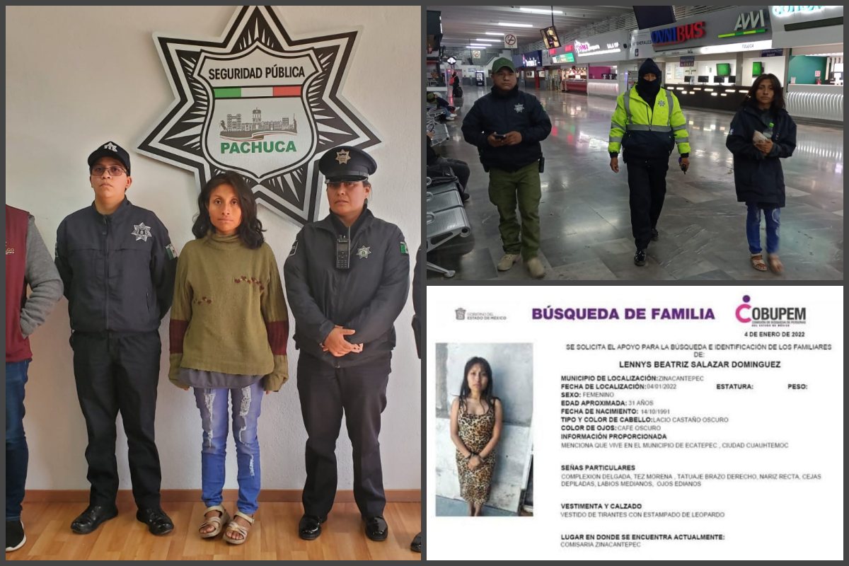 Joven que deambulaba desorientada en Pachuca estaba reportada como desaparecida