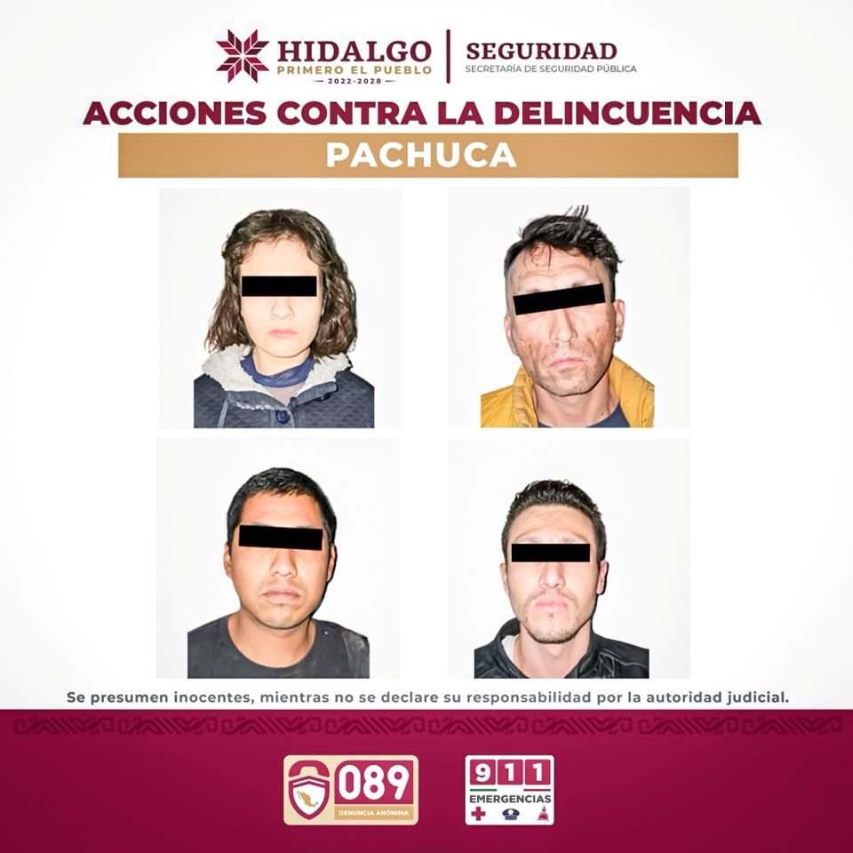 Estos puntos de Pachuca y Mineral de la Reforma operaban como centros de narcomenudeo