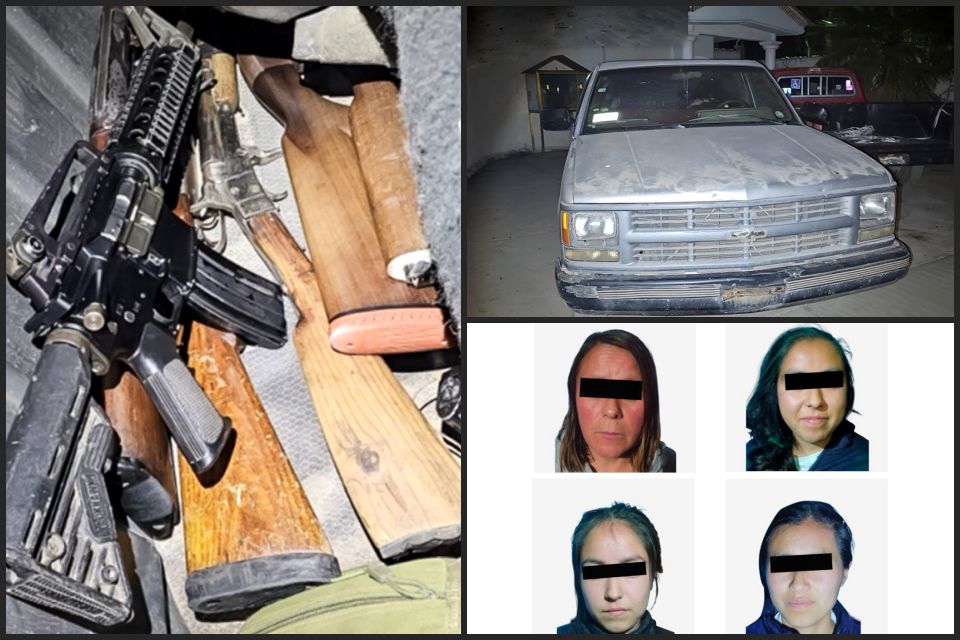 Cuatro mujeres detenidas y tres centros de narcomenudeo y huachicol desmantelados en Hidalgo
