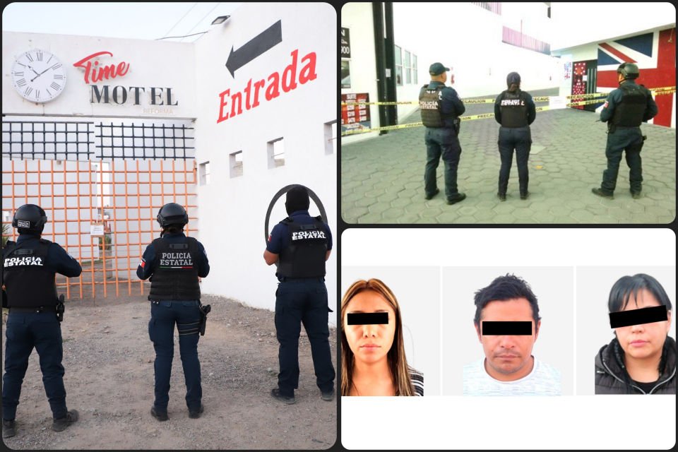 Aseguran moteles de Mineral de la Reforma tras denuncias de trata de personas y narcomenudeo