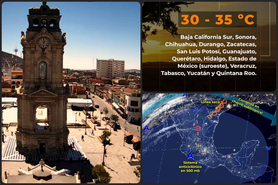 ¡Calorón! Circulación anticiclónica provoca altas temperaturas en Hidalgo y posibilidad de tolvaneras