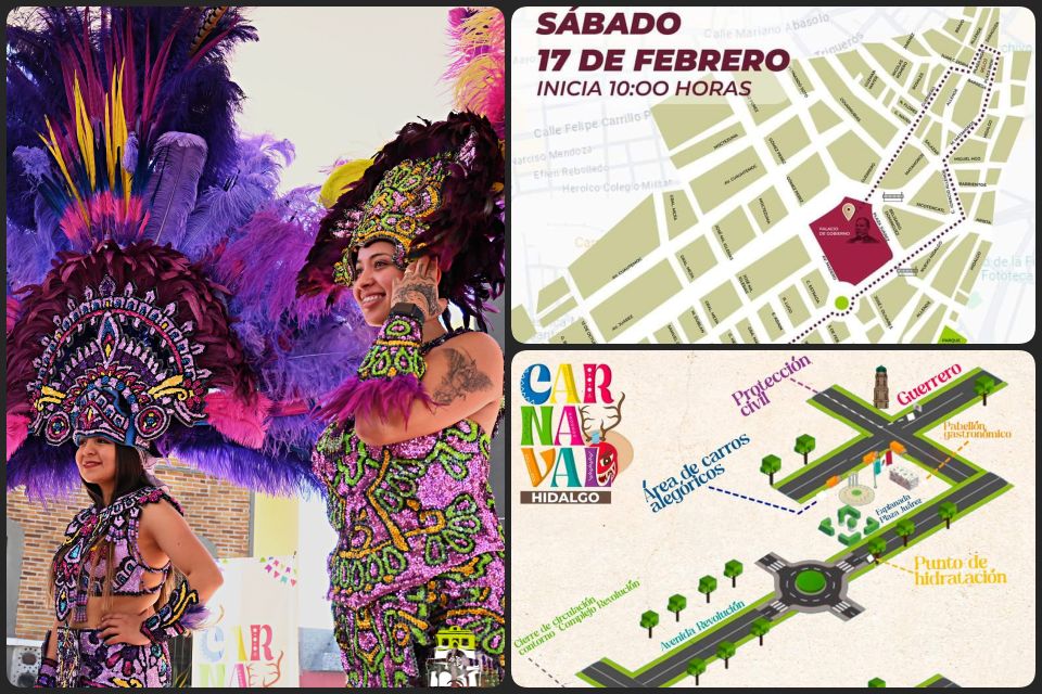 Desfile Carnaval de Carnavales en Pachuca: cierres, recorrido y mapa de ubicación