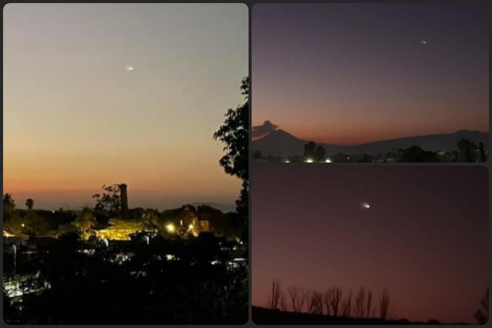¿Lo viste? Cohete chino surca el cielo de Hidalgo | VIDEO