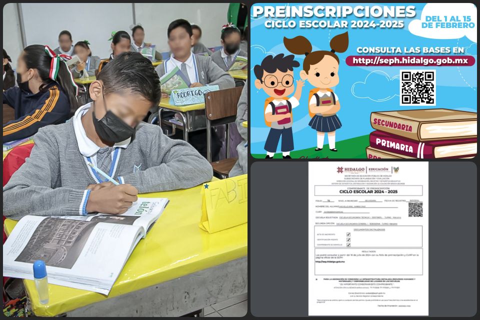 Llegó febrero y llegaron las preinscripciones en Hidalgo; así lo puedes realizar en línea | VIDEO
