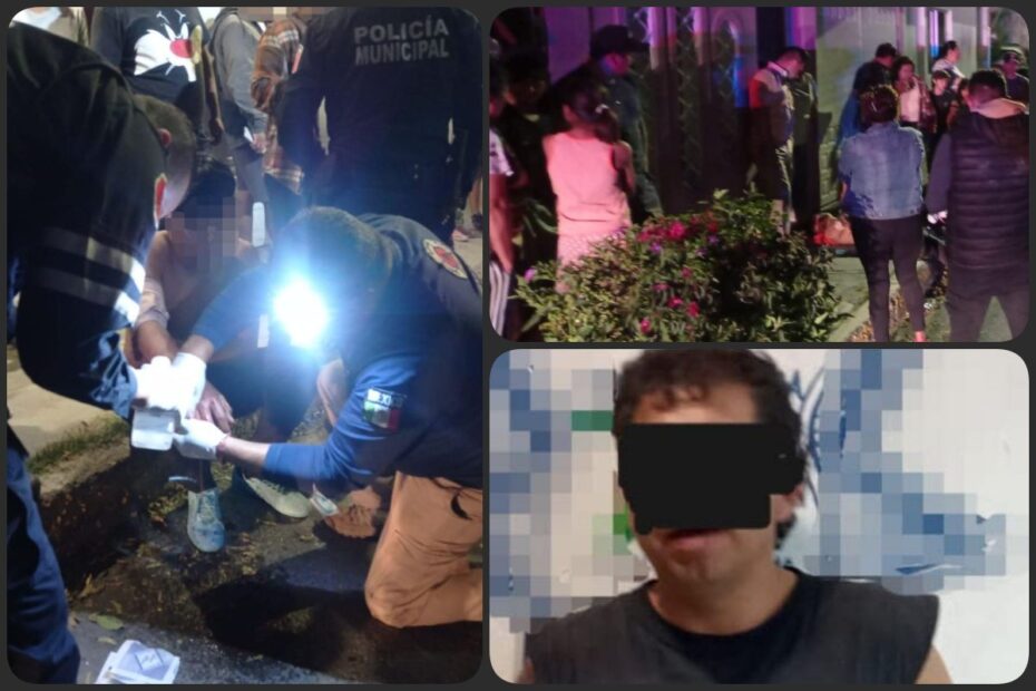 Sujeto agrede a su pareja e hijos por ataque de celos; ocurrió en Mineral de la Reforma