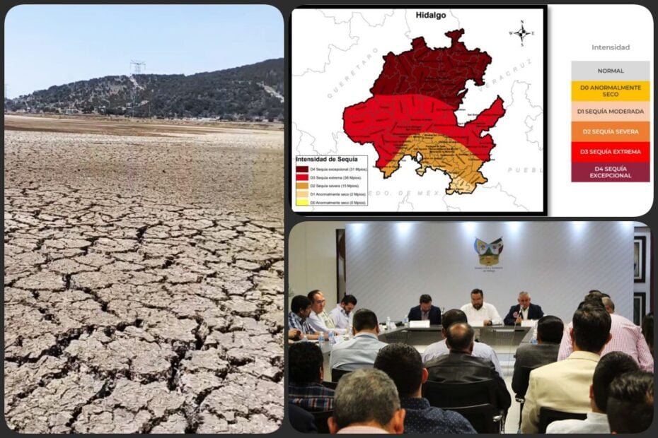 Busca Hidalgo declaratoria de emergencia por la sequía excepcional que ahoga a 31 municipios