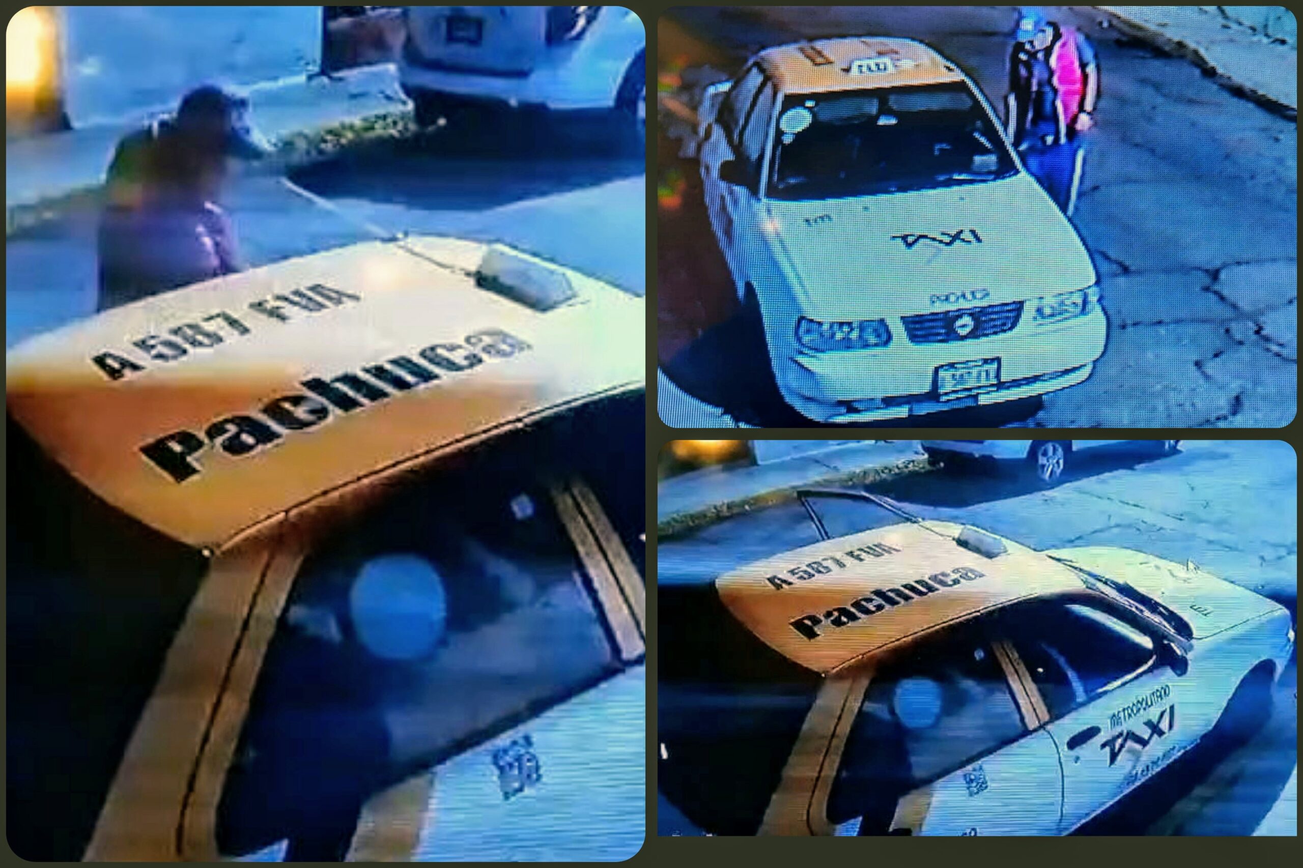 #Video: Así de fácil se robaron un taxi en Pachuca; piden ayuda para localizarlo