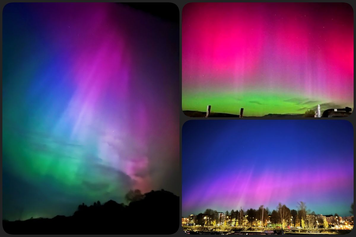 #Galería: Tormenta geomagnética que invade al planeta este fin de semana provoca espectaculares auroras alrededor del mundo