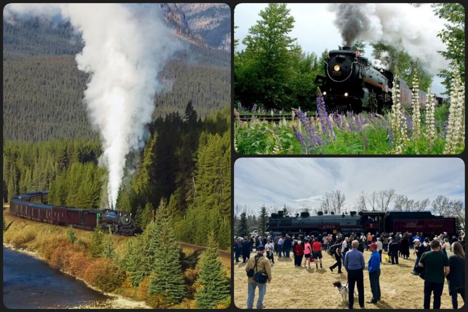 Histórico viaje trasnacional del antiguo tren de vapor Empress 2816 llegará a Hidalgo