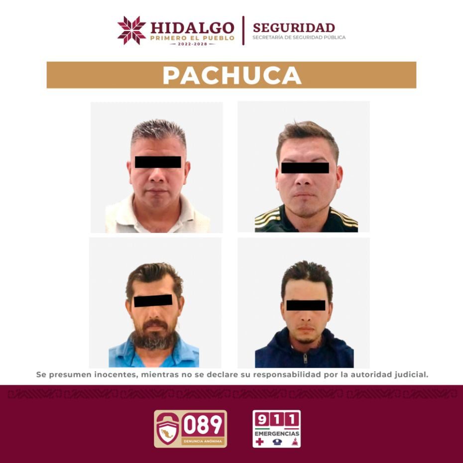 Capturan a violento grupo que creaba perfiles en Facebook para extorsionar en Pachuca