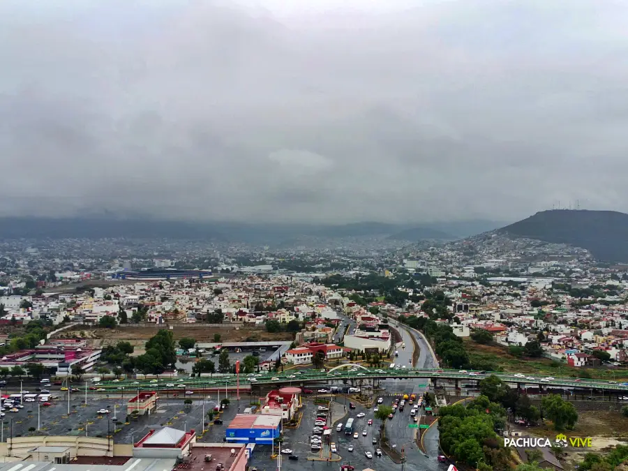 #EnFotos: Mañana lluviosa este viernes en Pachuca