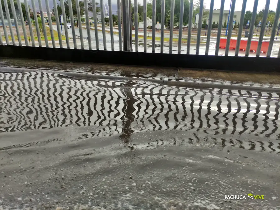 #EnFotos: Mañana lluviosa este viernes en Pachuca