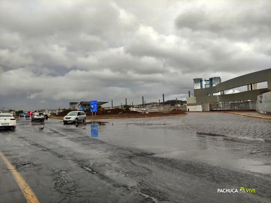 #EnFotos: Mañana lluviosa este viernes en Pachuca