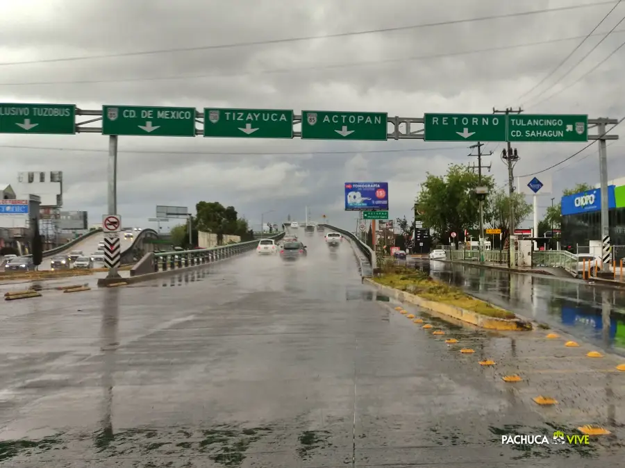 #EnFotos: Mañana lluviosa este viernes en Pachuca