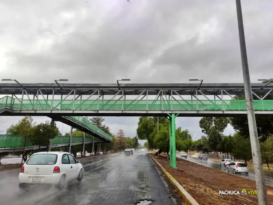 #EnFotos: Mañana lluviosa este viernes en Pachuca
