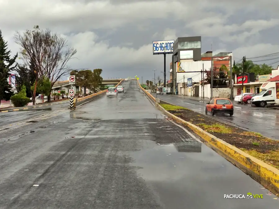 #EnFotos: Mañana lluviosa este viernes en Pachuca