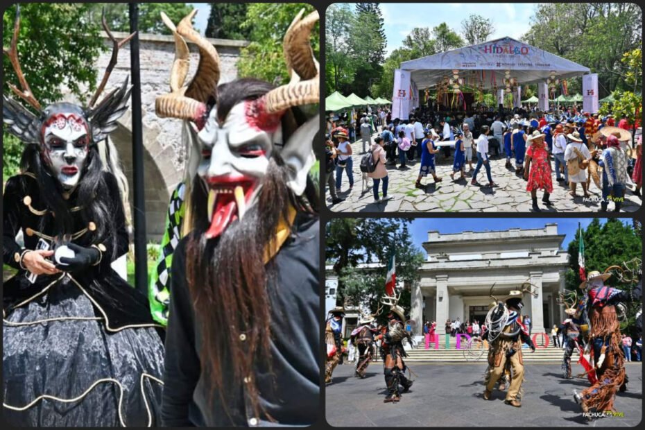 ¡Invasión cultural en la CDMX! Hidalgo conquista con su magia Los Pinos | Fotos y video