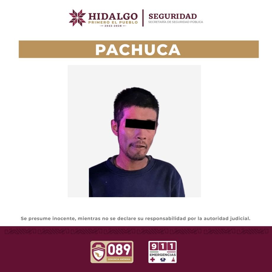¡Detenido! Cae presunto ciclista asaltante en el sur de Pachuca