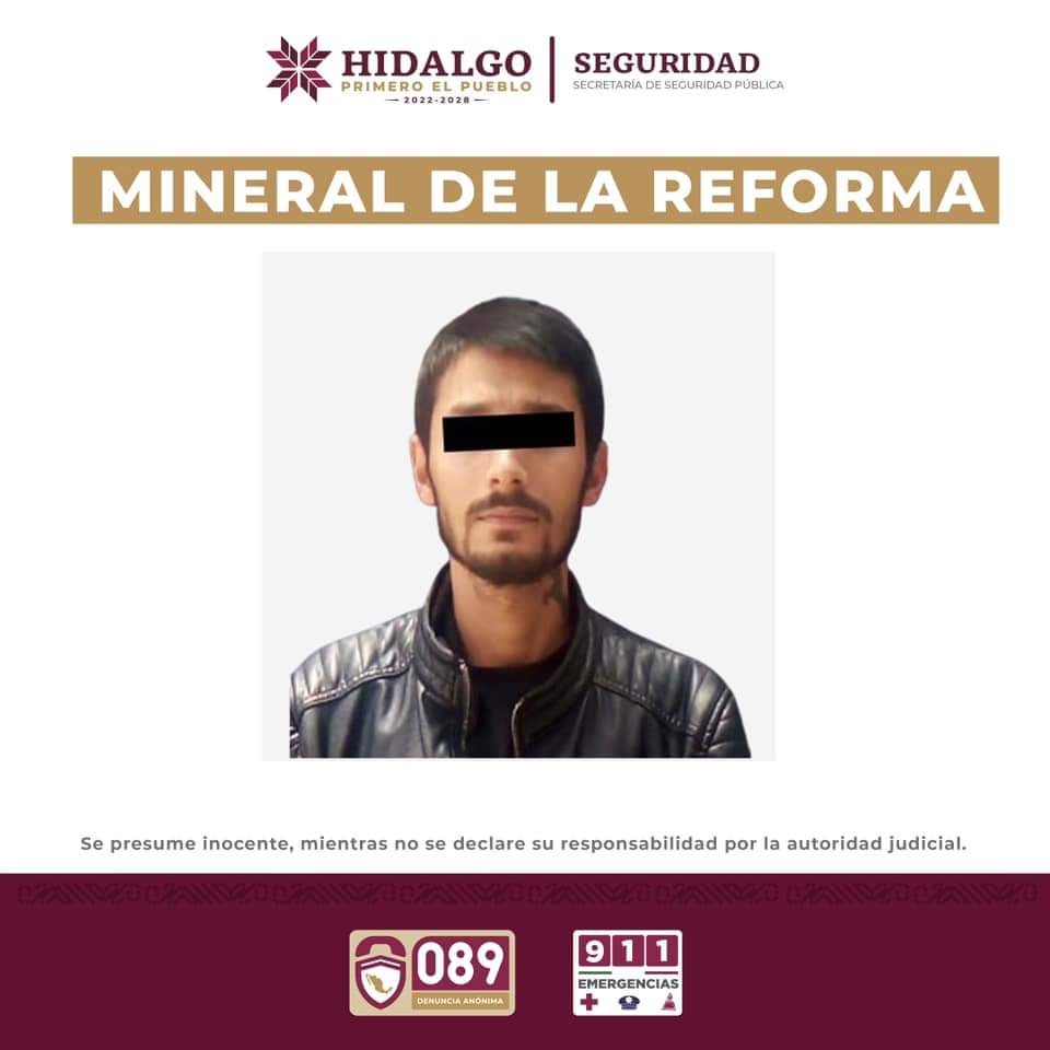 Sujeto golpea a su pareja y acaba detenido; ocurrió en Mineral de la Reforma