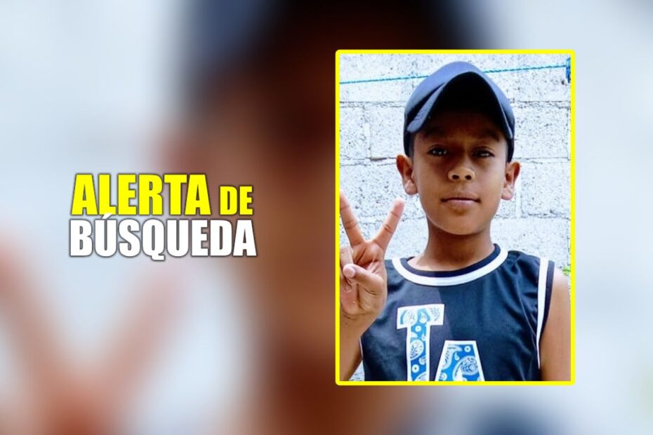 Tiene 10 años de edad y desapareció en Pachuca; piden ayuda para encontrarlo