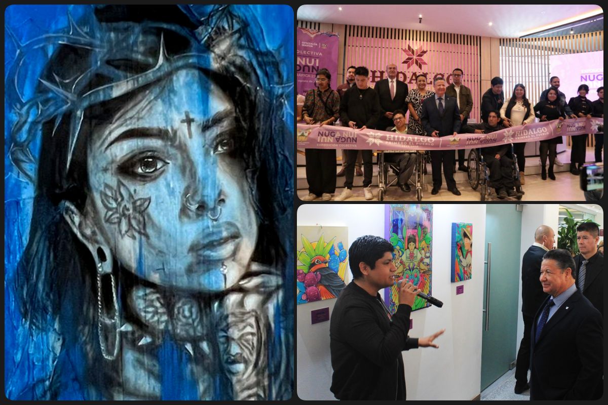 Intervención Gráfica 2.1 Nuga Nu’i, Un’i Nuga: el palacio de gobierno de Hidalgo también es galería de arte