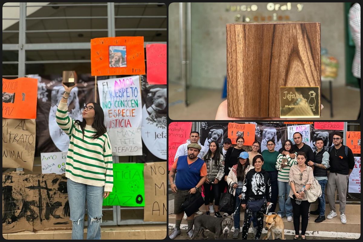 ¡#JusticiaParaJefazo!, exigen activistas en Pachuca; el agresor sigue en prisión preventiva