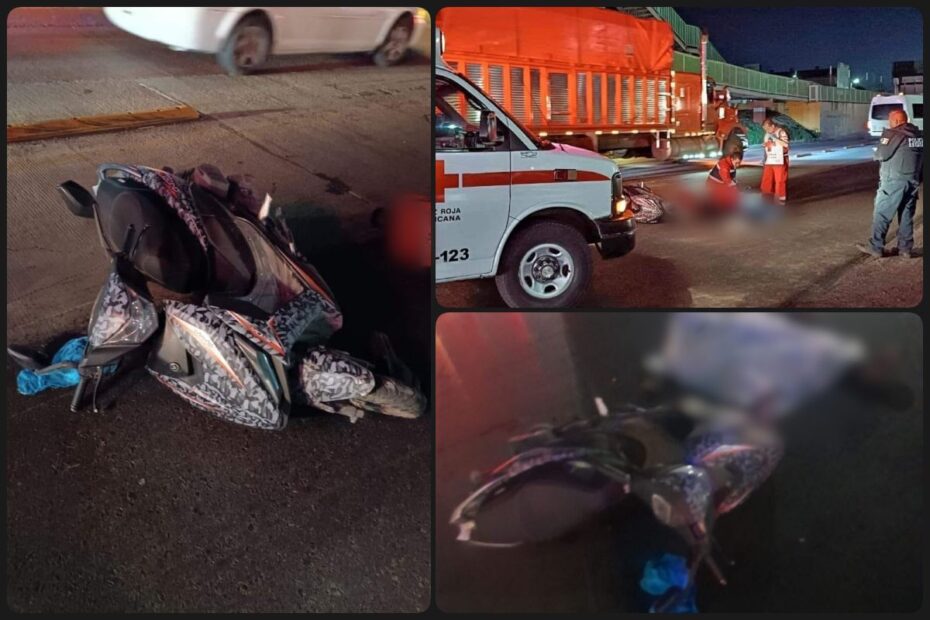 Motociclista pierde la vida en el sur de Pachuca