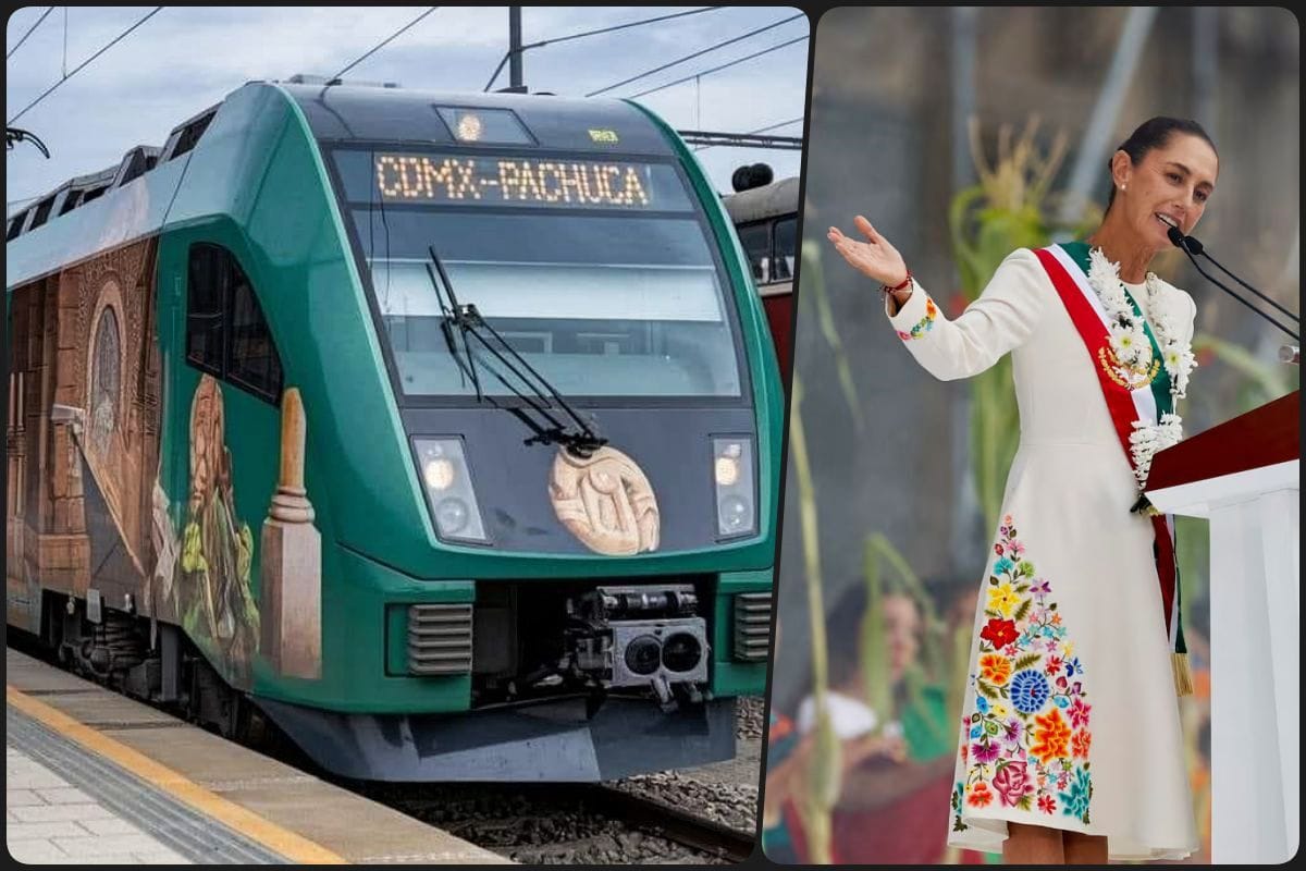 Sheinbaum estará en la Bella Airosa para dar banderazo a su primer proyecto: el Tren México-Pachuca