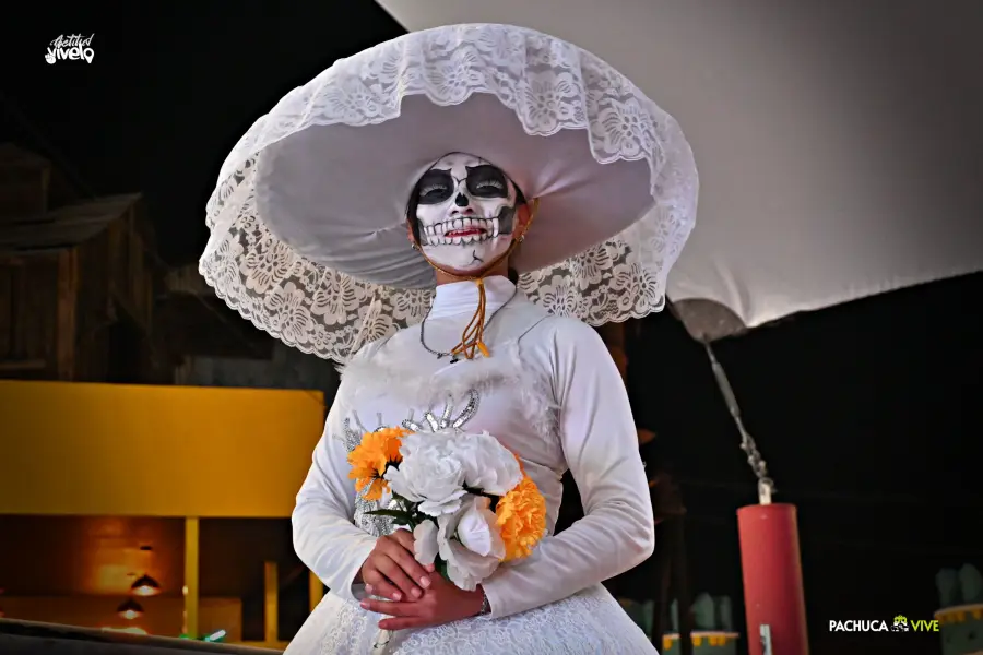 El Día de Muertos se hace presente en la Feria de Pachuca con el Desfile de Catrinas | GALERÍA