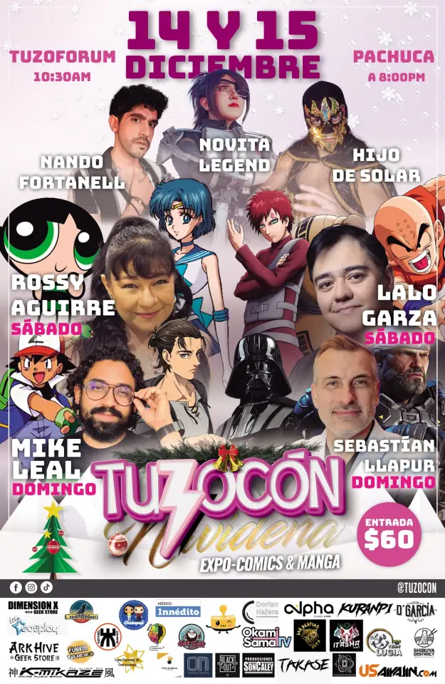 Ya hay cartel de la Tuzocón Navideña 2024; tendrá estos invitados