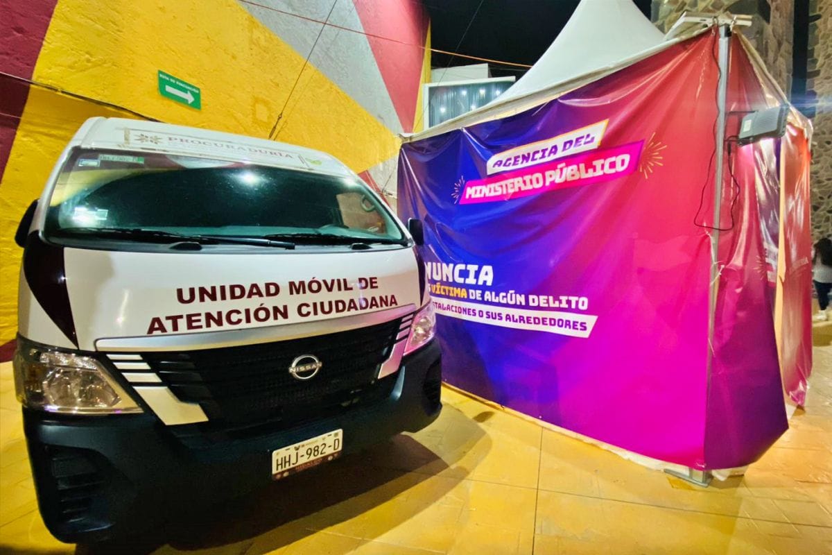 La Feria de Pachuca cuenta con unidad móvil de la 'Procu' y agencia del MP para atención a víctimas