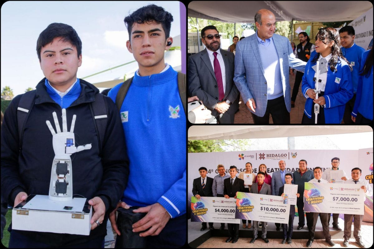 Participan casi 800 jóvenes hidalguenses en concurso de prototipos científicos innovadores