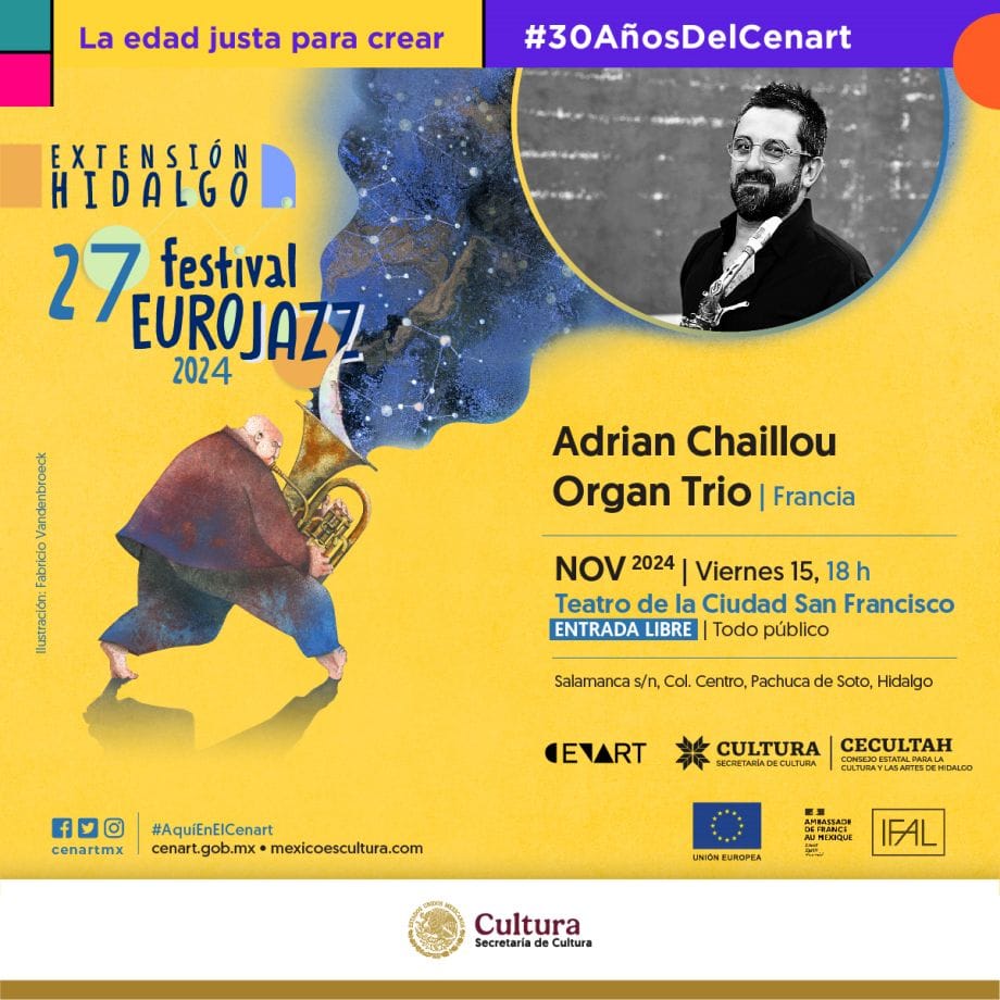 Quedan dos presentaciones de lujo del Festival EuroJazz en Pachuca... ¡entrada libre!