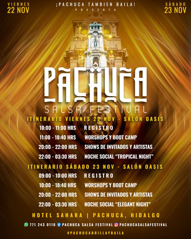 Llega el 'Pachuca Salsa Festival 2024' este fin de semana