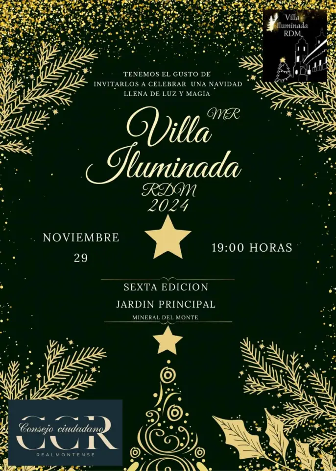 Anuncian fecha de encendido de la Villa Iluminada de Real del Monte 2024