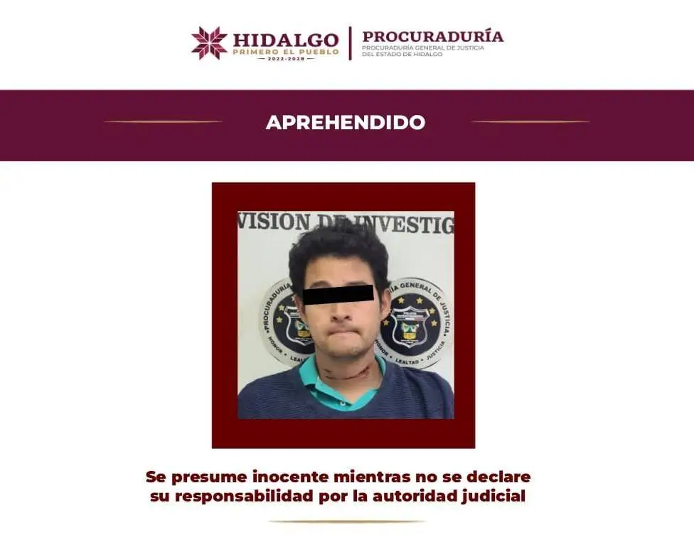 Aprehenden en plena Nochebuena a sujeto acusado de feminicidio contra su propia madre en Mineral de la Reforma