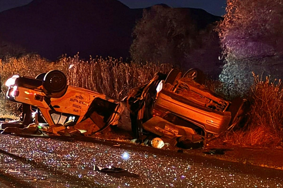 Brutal accidente carretero en Ajacuba deja sin vida a ocho personas