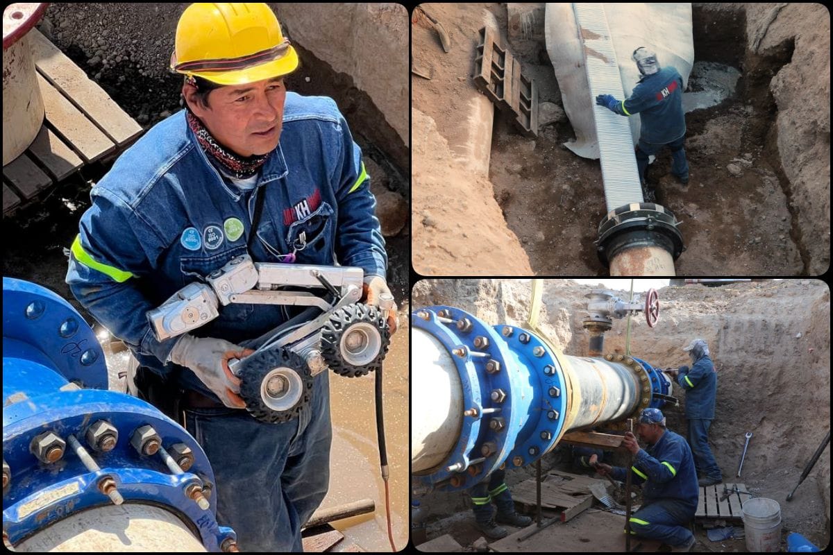 Tras 75 % de avance en rehabilitación de acueducto, comienza recuperación de suministro de agua en Pachuca
