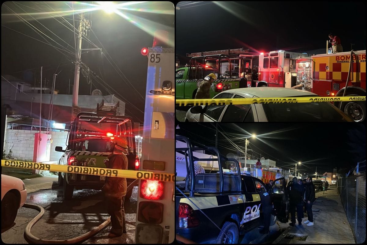 Devastador incendio en Mineral de la Reforma cobra una vida