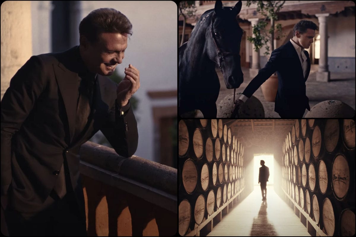 Luis Miguel graba comercial en hacienda de Hidalgo