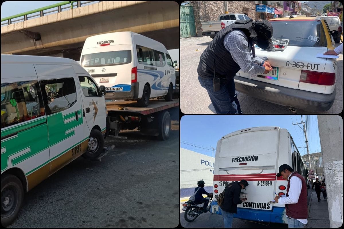 Van más de 300 infracciones al transporte público en lo que va del año