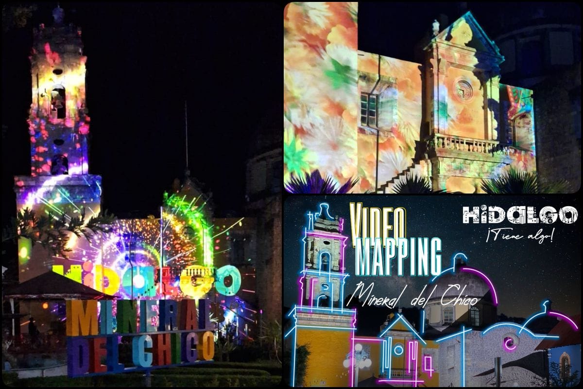 Este es el espectacular videomapping que será proyectado en Mineral del Chico los fines de semana