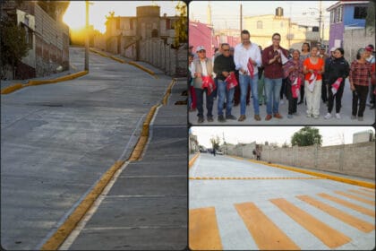 Colonia de Pachuca recibe pavimentación y rehabilitación de servicios con millonaria inversión