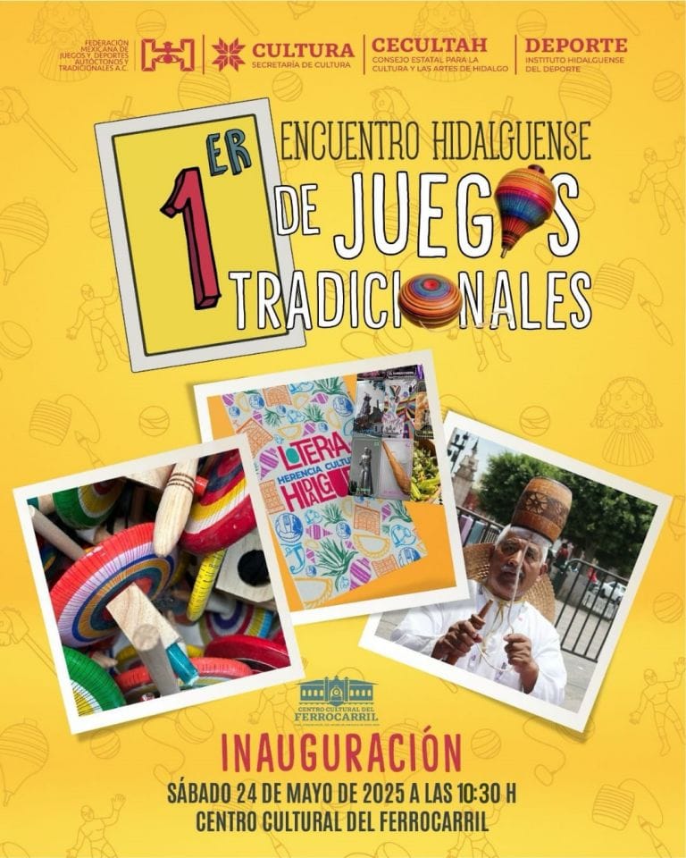 Ya viene el 1er Encuentro Hidalguense de Juegos Tradicionales