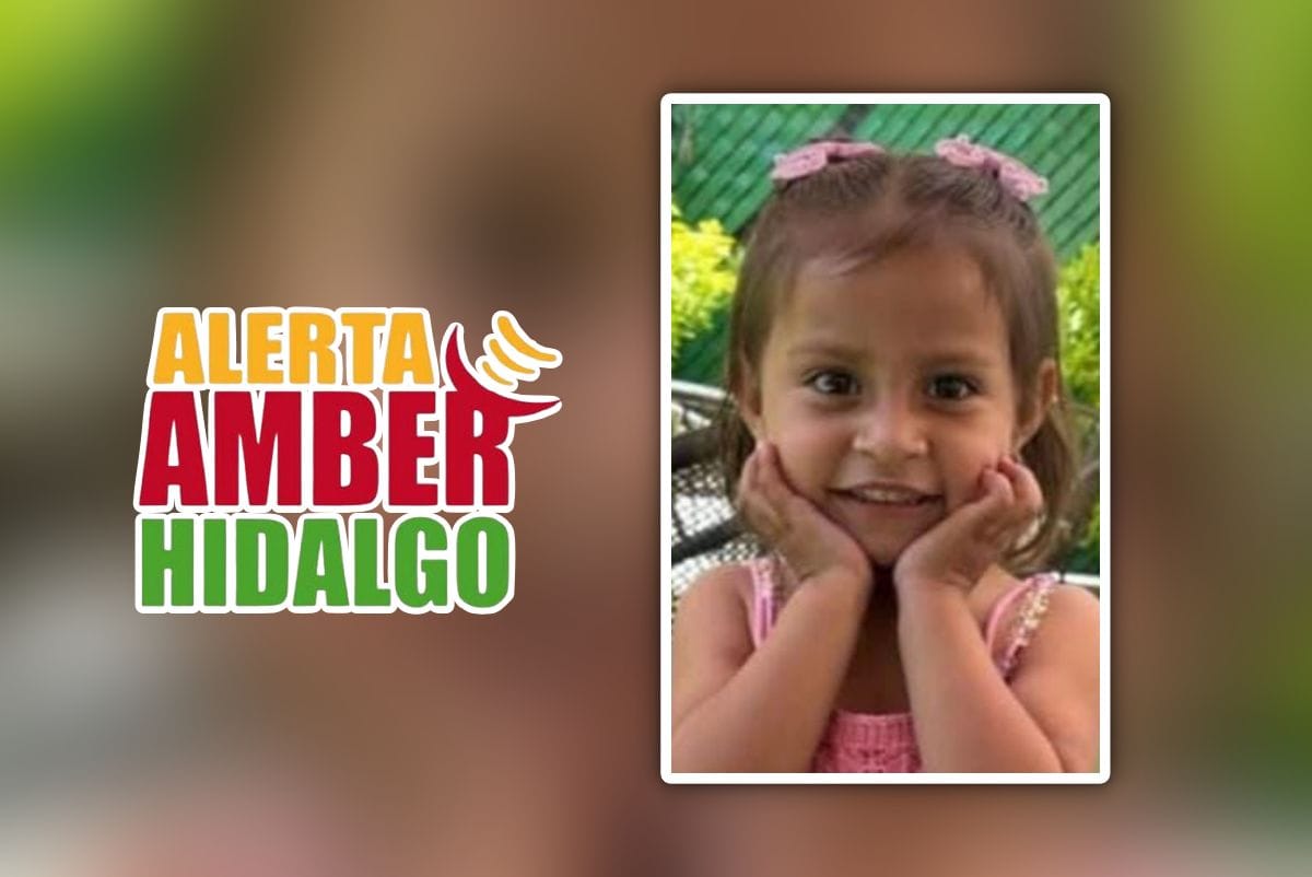 Activan Alerta Amber en Hidalgo por desaparición de pequeña de 3 años