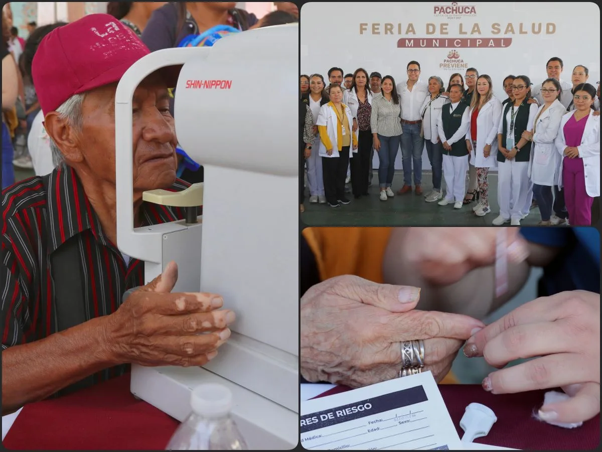 Feria de la Salud Municipal: arranca programa de servicios médicos y preventivos gratuitos en Pachuca