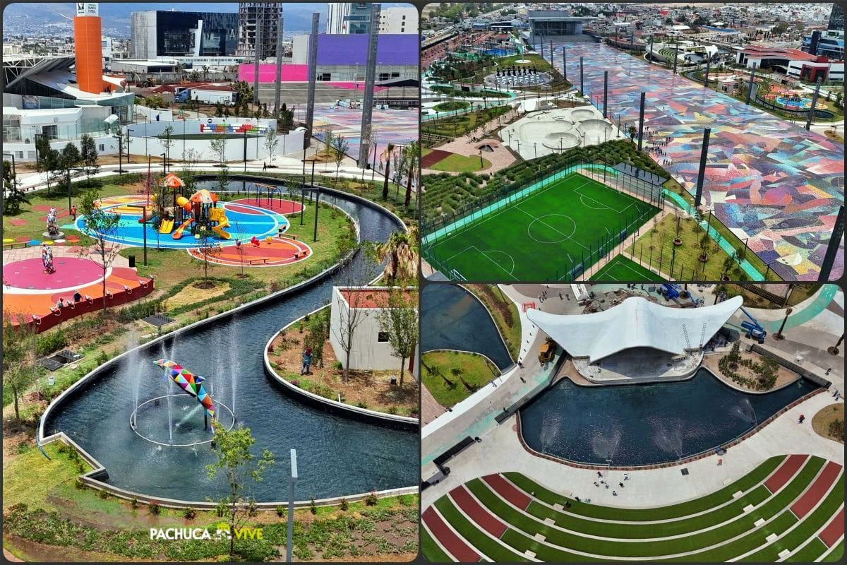 ¡Todo listo! Así luce el Parque Cultural Hidalguense a dos días de su apertura