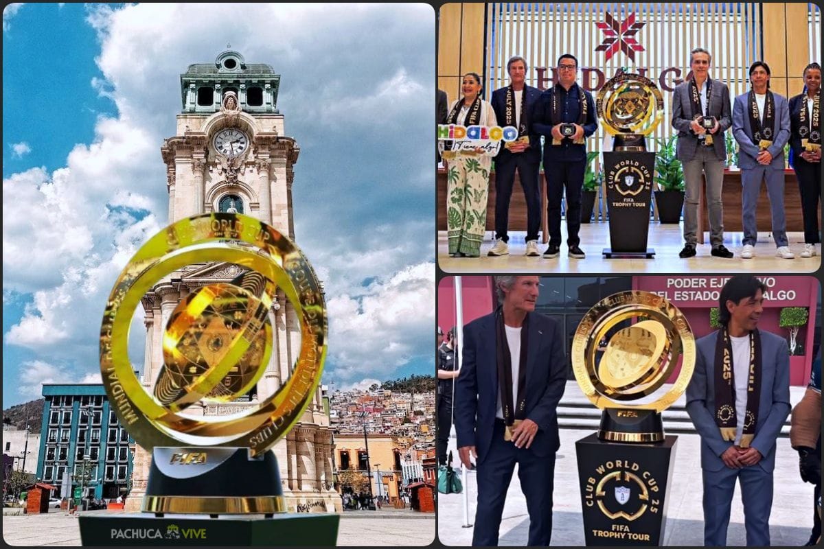 Llega a Pachuca la gira del trofeo del Mundial de Clubes 2025