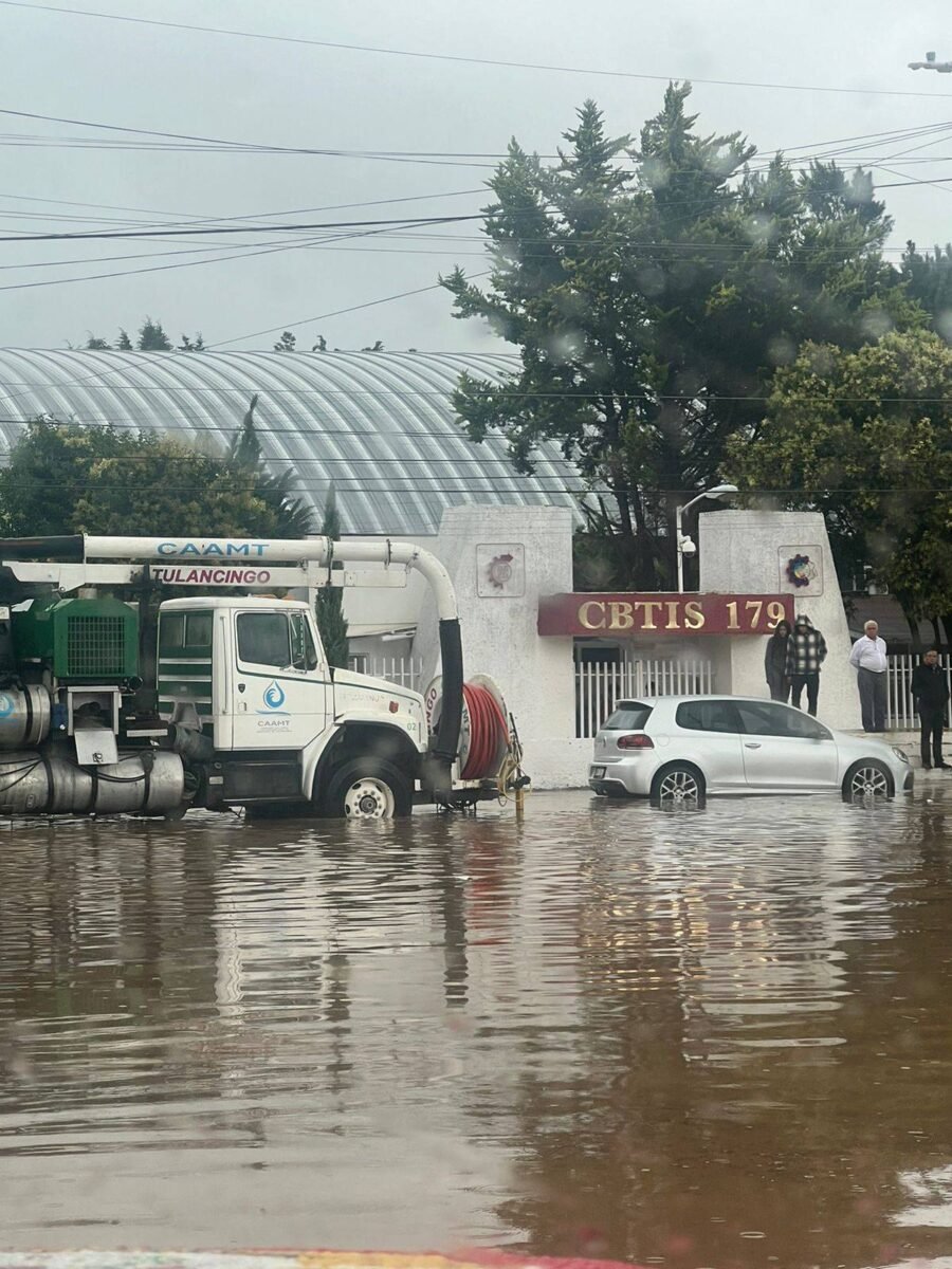 El aguacero ahora fue en Tulancingo; así los estragos este lunes 5 El aguacero ahora fue en Tulancingo; así los estragos este lunes